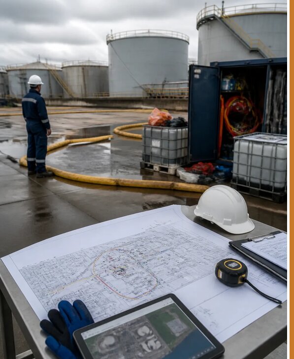 Разработка плана ликвидации разливов нефти в Волгограде